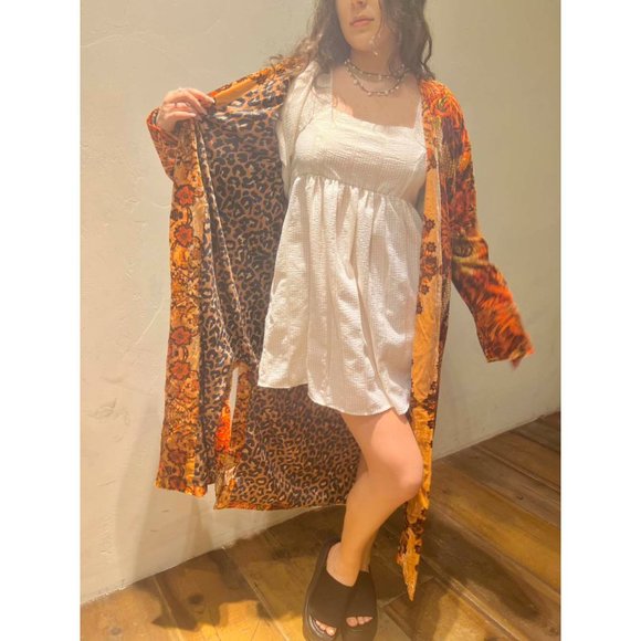 NWT Free People Mirabella Duster / Citron Combo - Picture 6 of 9